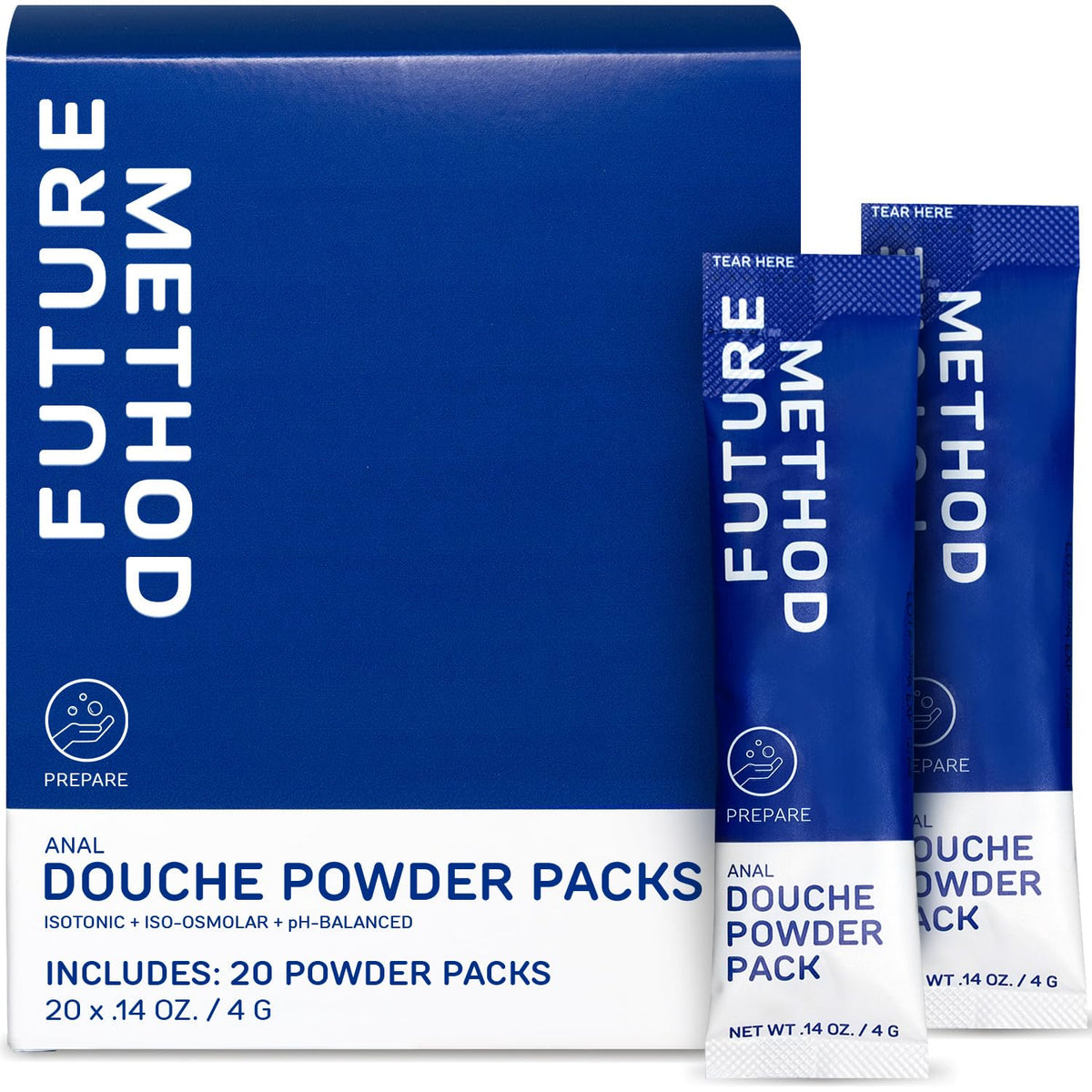 Future Method anal-douche-powder-pack: compact on-the-go cleansing