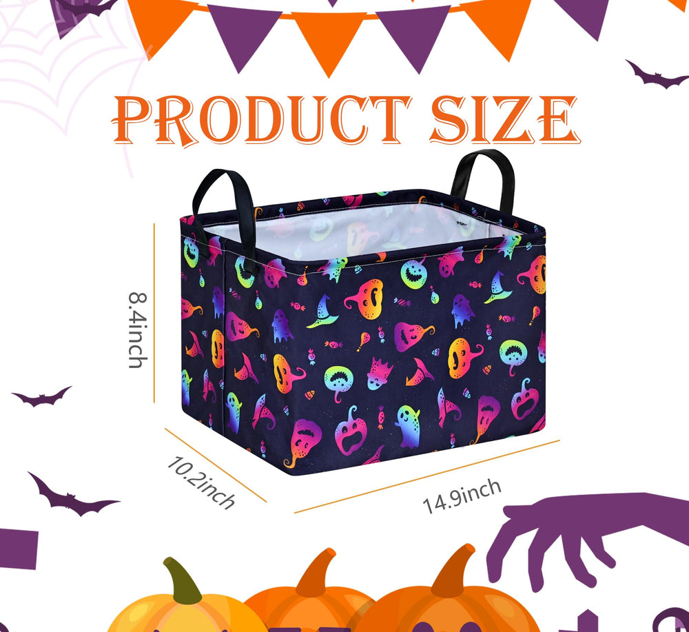 FUULOXE Foldable canvas storage basket ideal for quick closet organization