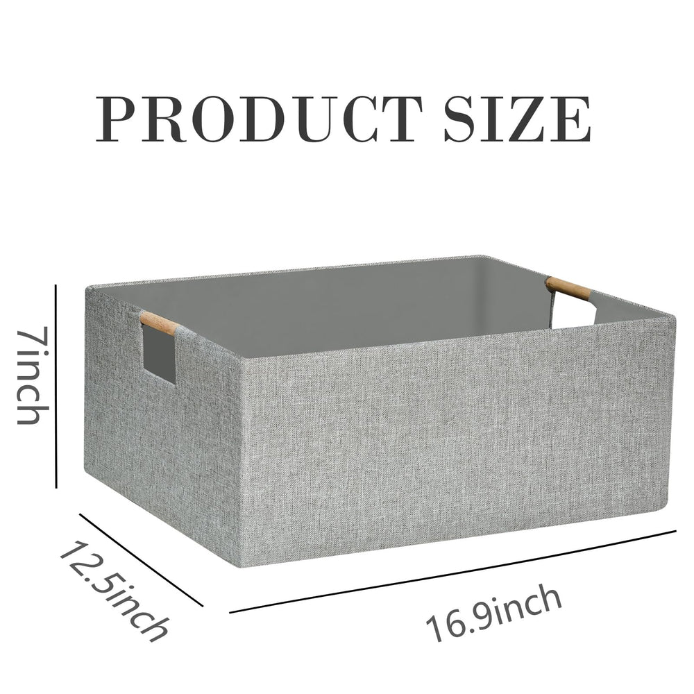 fuuloxe foldable linen storage box ready to save space when not in use.