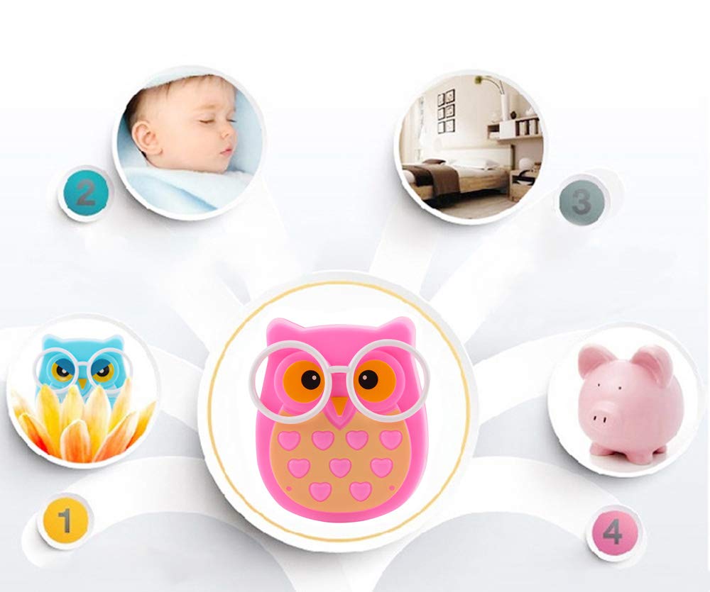 FuWinet owl night light for child use with auto on/off