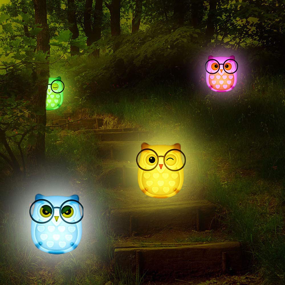 FuWinet owl night light energy-saving LED design reduces power use