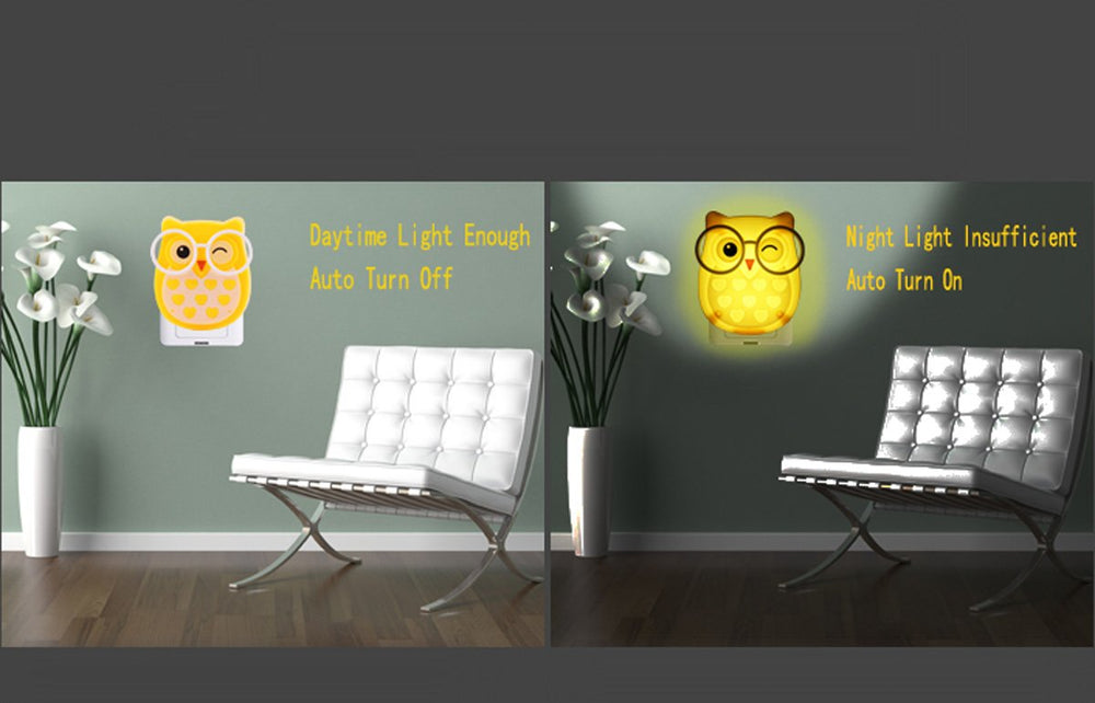 FuWinet Owl night light offers over 50,000 hours of life.