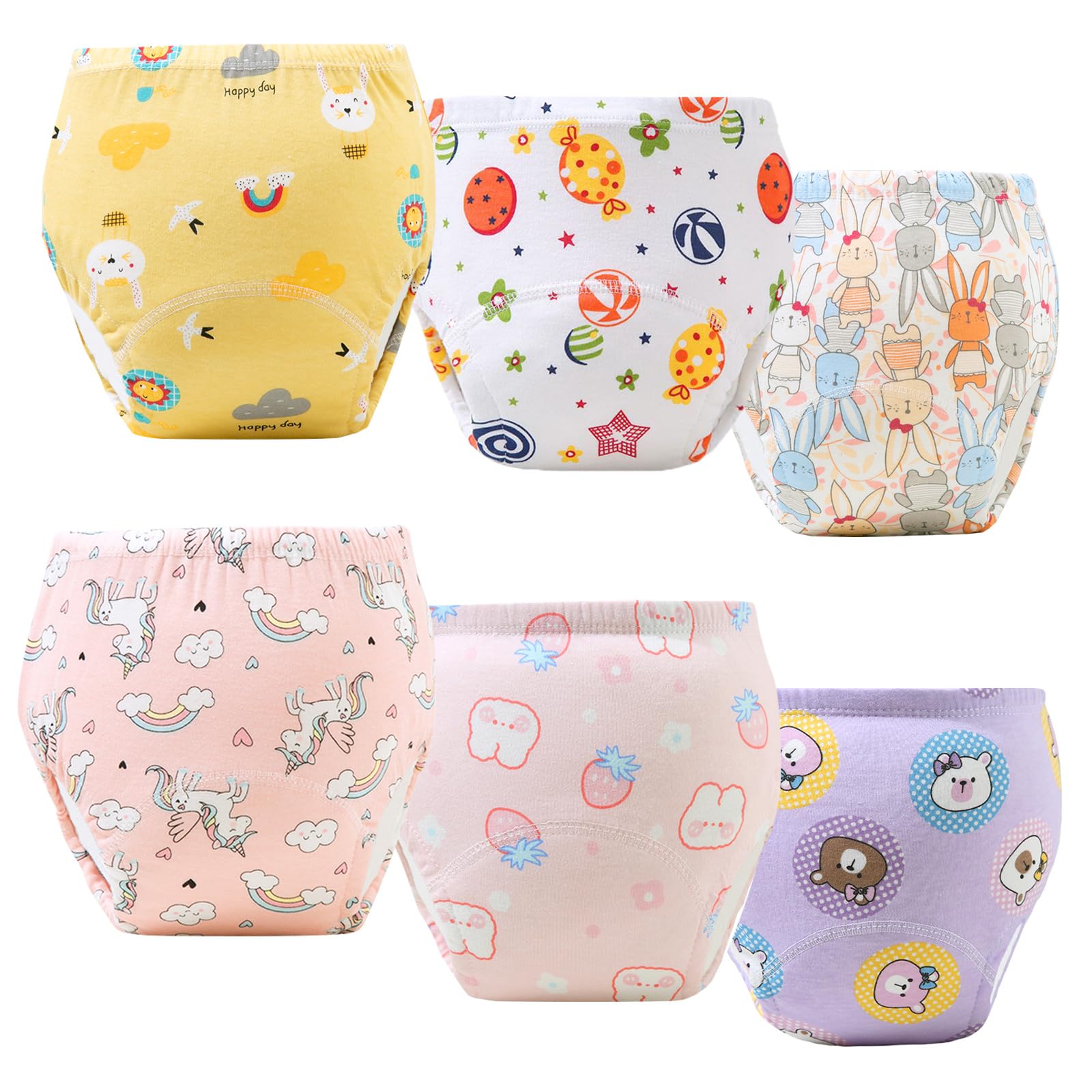 FvoYaPee Upairy training pants in a 6-pack, ready for daily potty training.