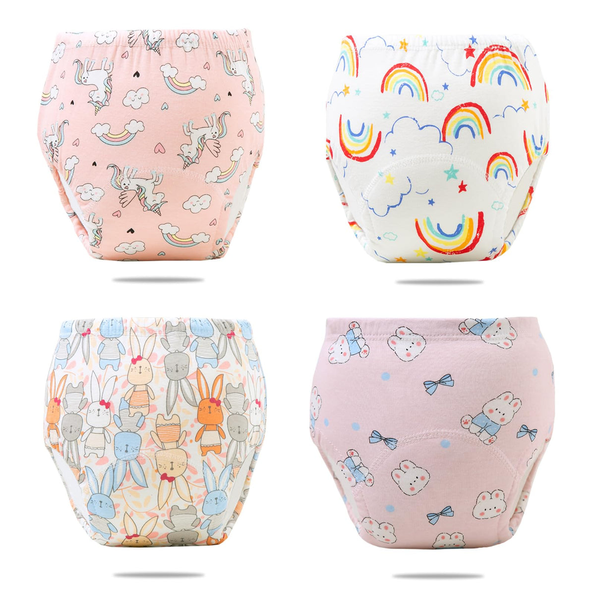 FvoYaPee Upairy training pants front view with breathable cotton for daytime potty training.