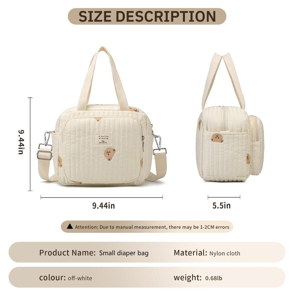Fwkekye lightweight diaper bag under 0.68 lb for easy carry.