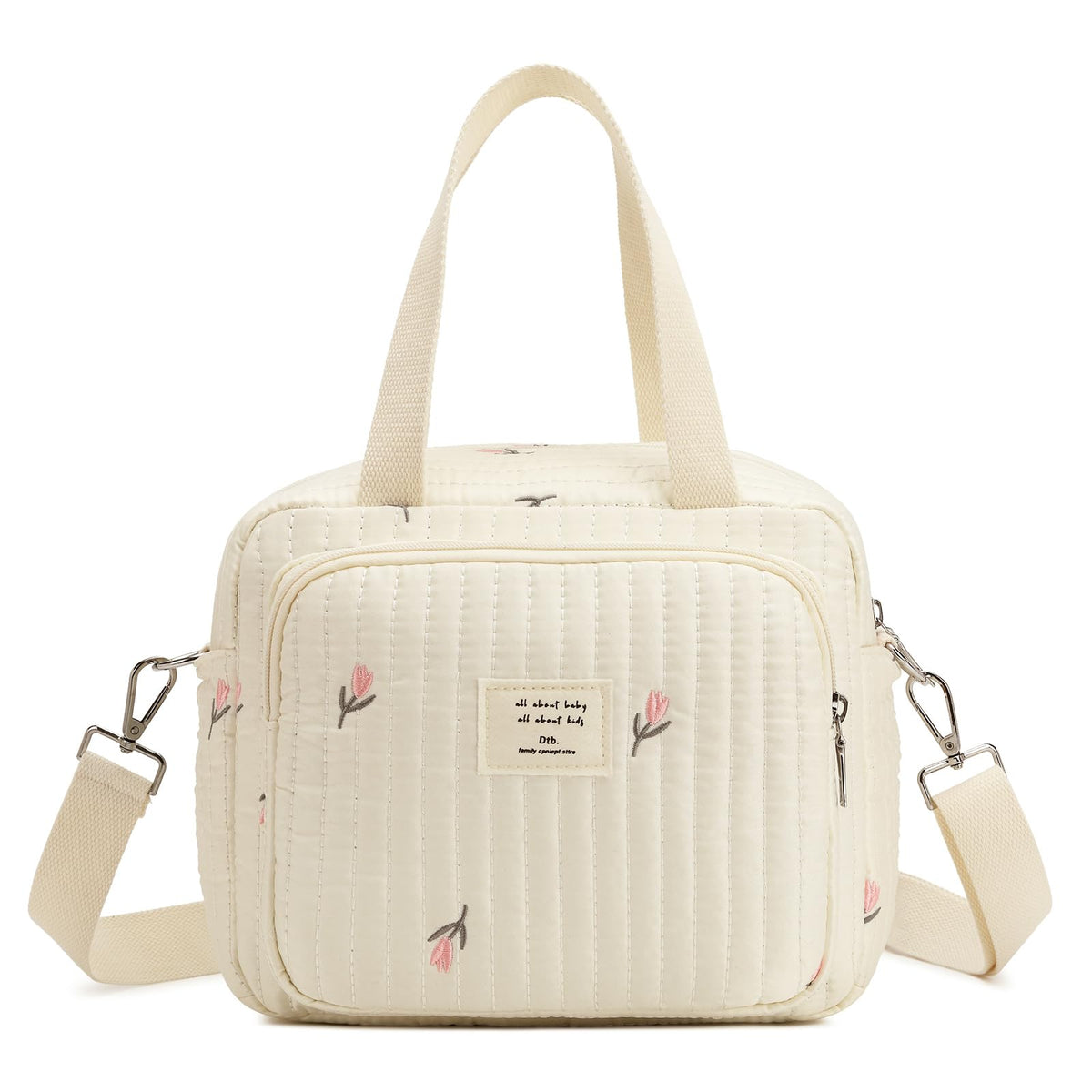 Fwkekye small diaper bag tote main view shows organized space for essentials.