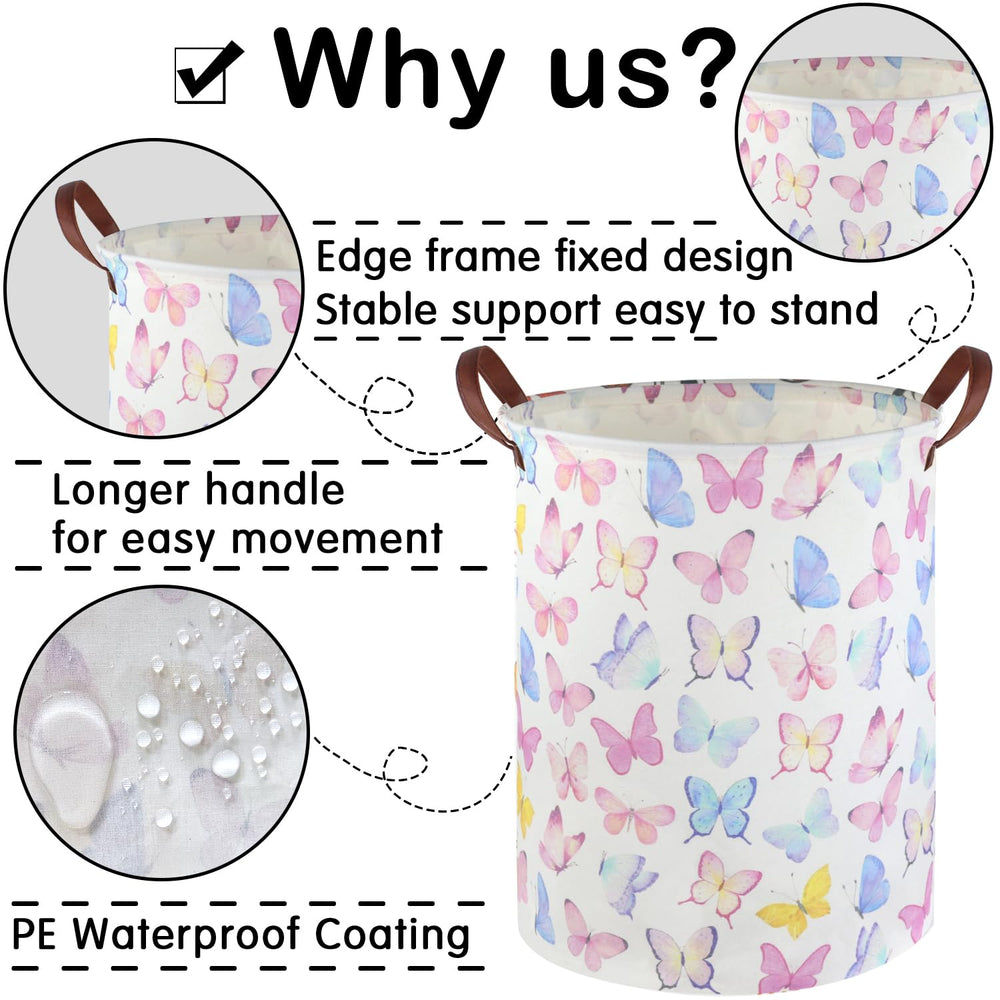 FXOCSHE Laundry hamper suited for clothes, bedding, and toys.