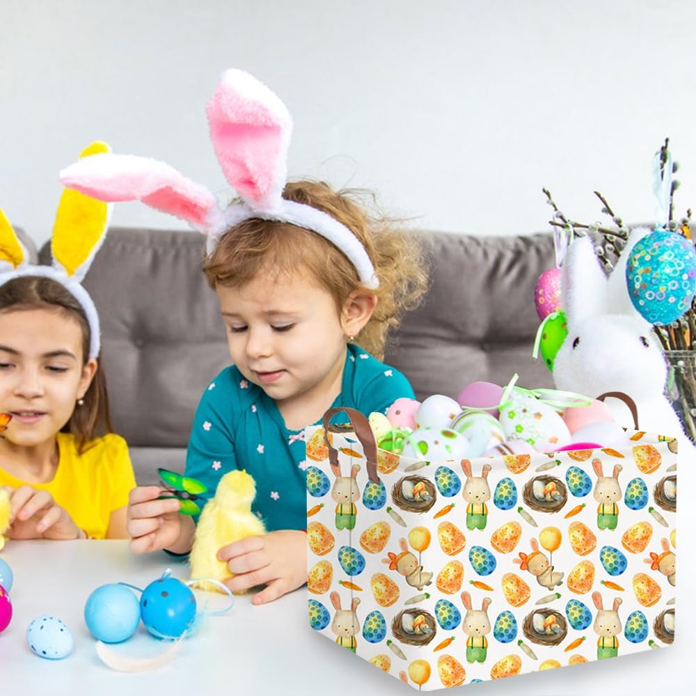 FXOCSHE empty Easter basket ready to hold gifts or treats.