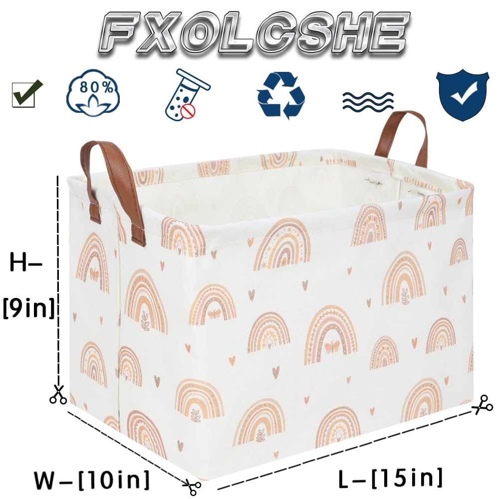 FXOCSHE Foldable, compact bin ideal for travel and seasonal organization.