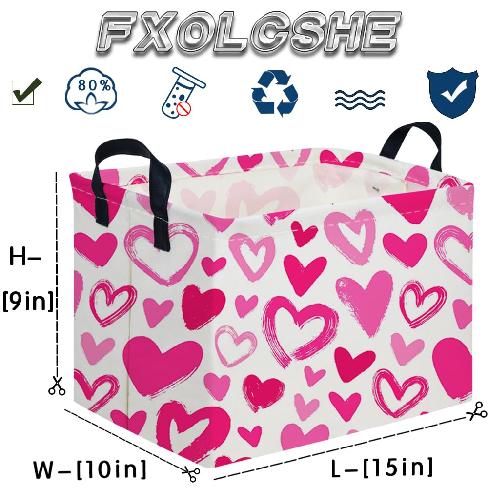 FXOCSHE foldable laundry hamper saves space when not in use.