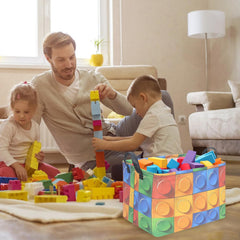 FXOCSHE Foldable Laundry Hamper stands upright and saves space