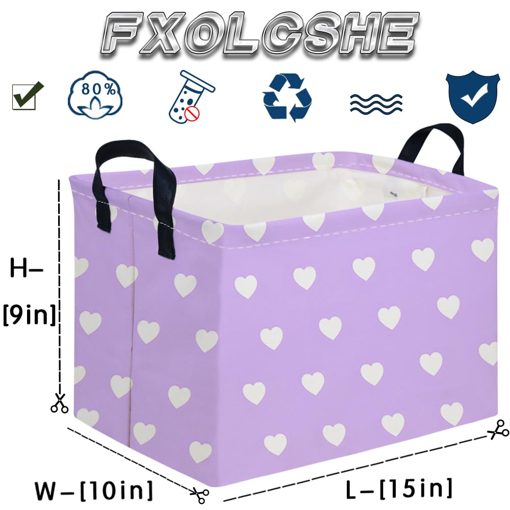 FXOCSHE foldable organizer basket saves space when not in use.