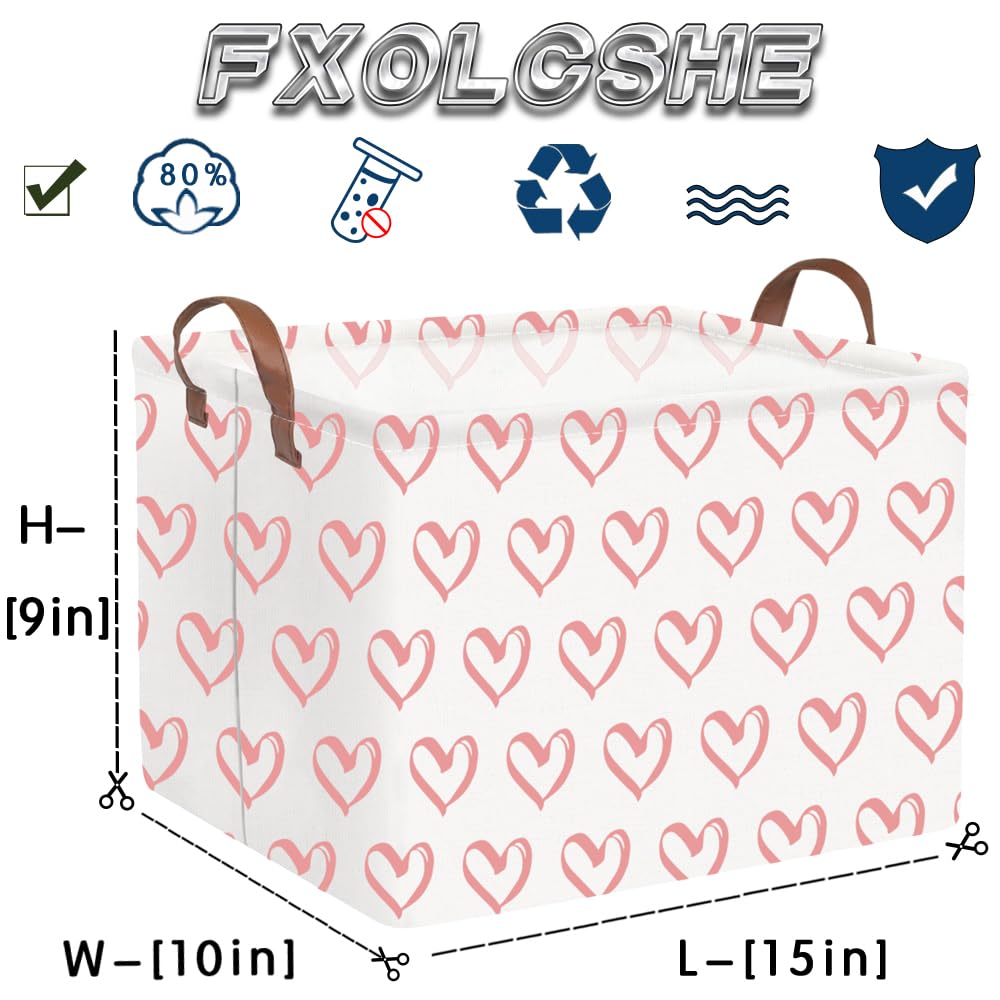 FXOCSHE foldable storage basket saves space when not in use