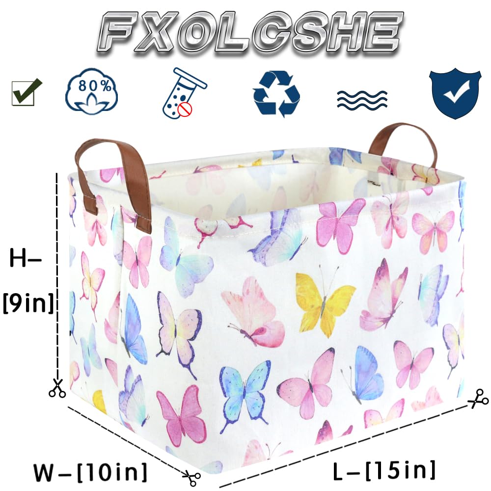 FXOCSHE Foldable Storage Bin saves space in small rooms