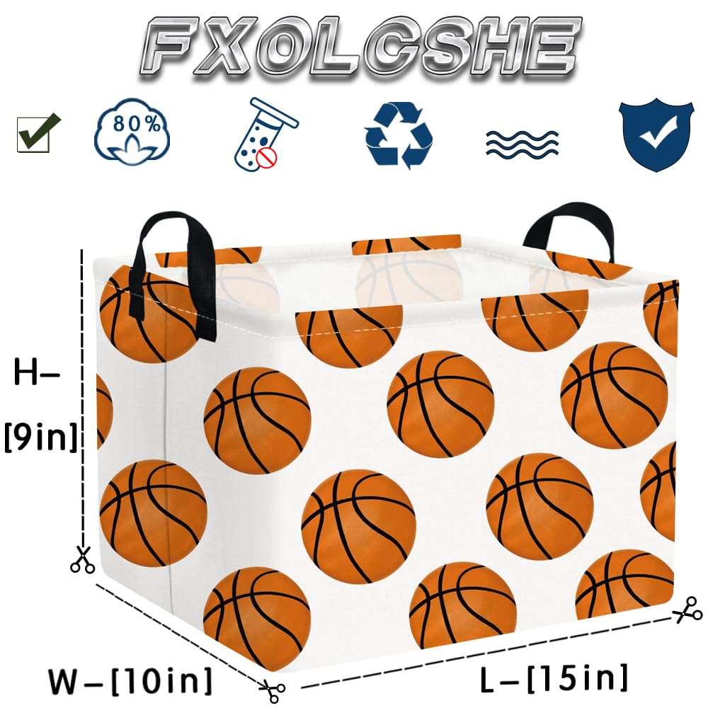 FXOCSHE foldable storage bin ready for space saving storage