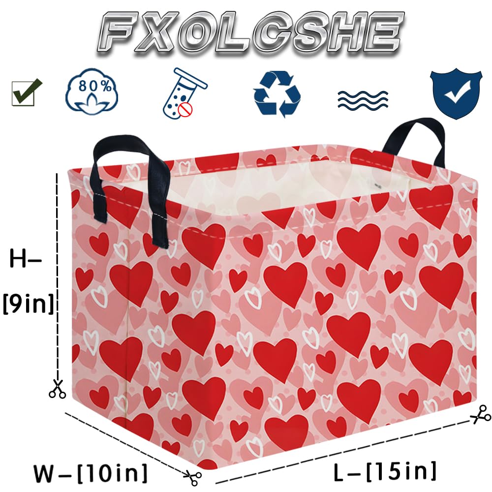 FXOCSHE foldable storage bin saves space in small rooms.