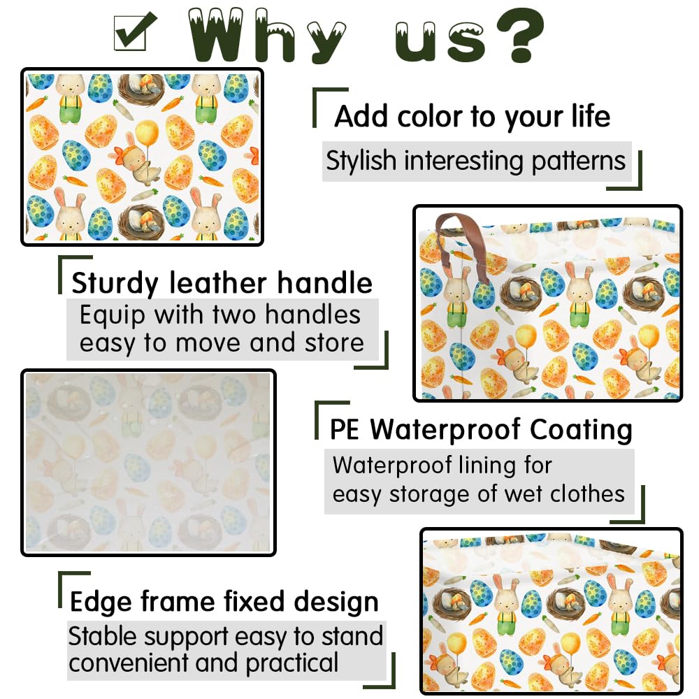 FXOCSHE foldable storage hamper saves space when not in use.