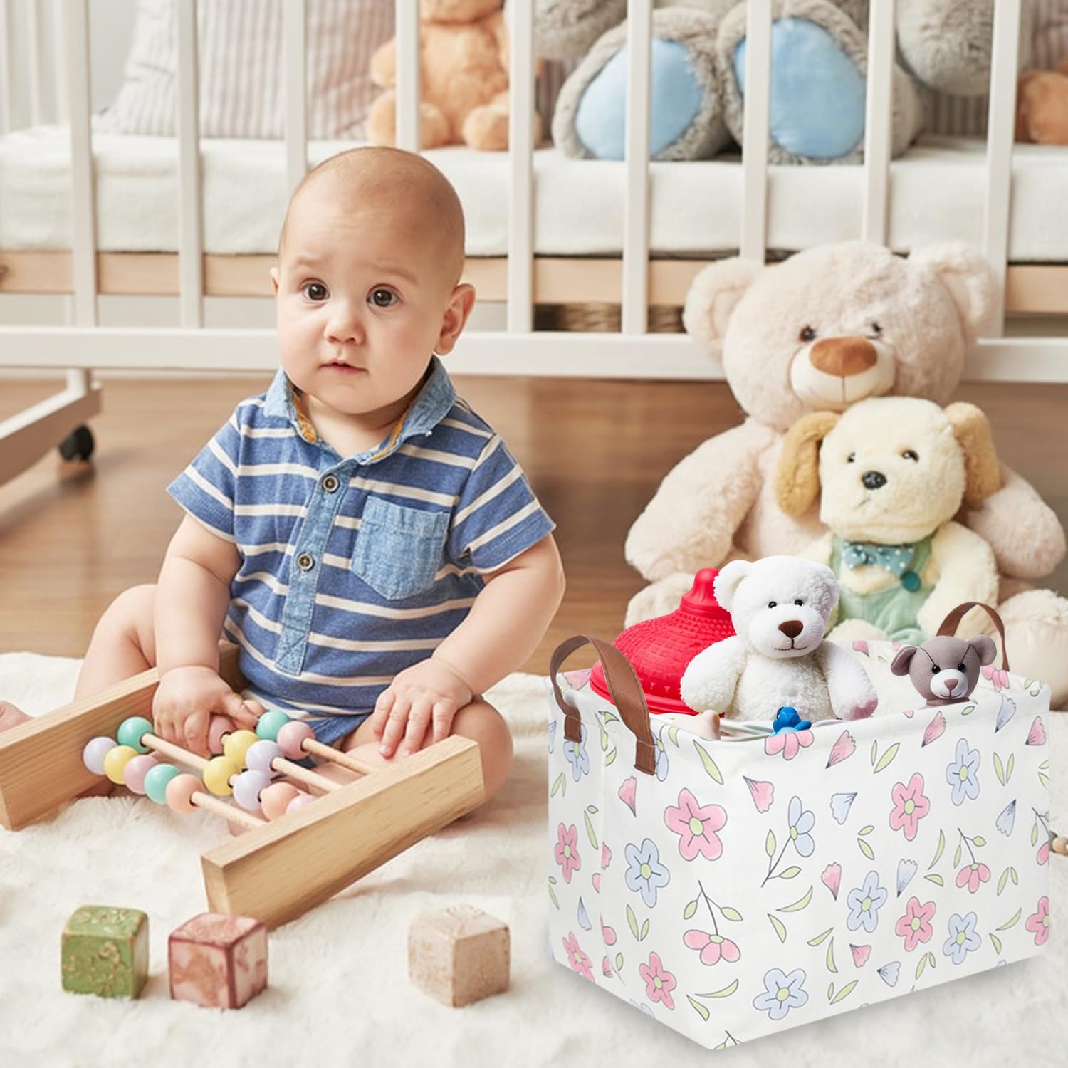 FXOCSHE kids laundry hamper, foldable and easy to store.