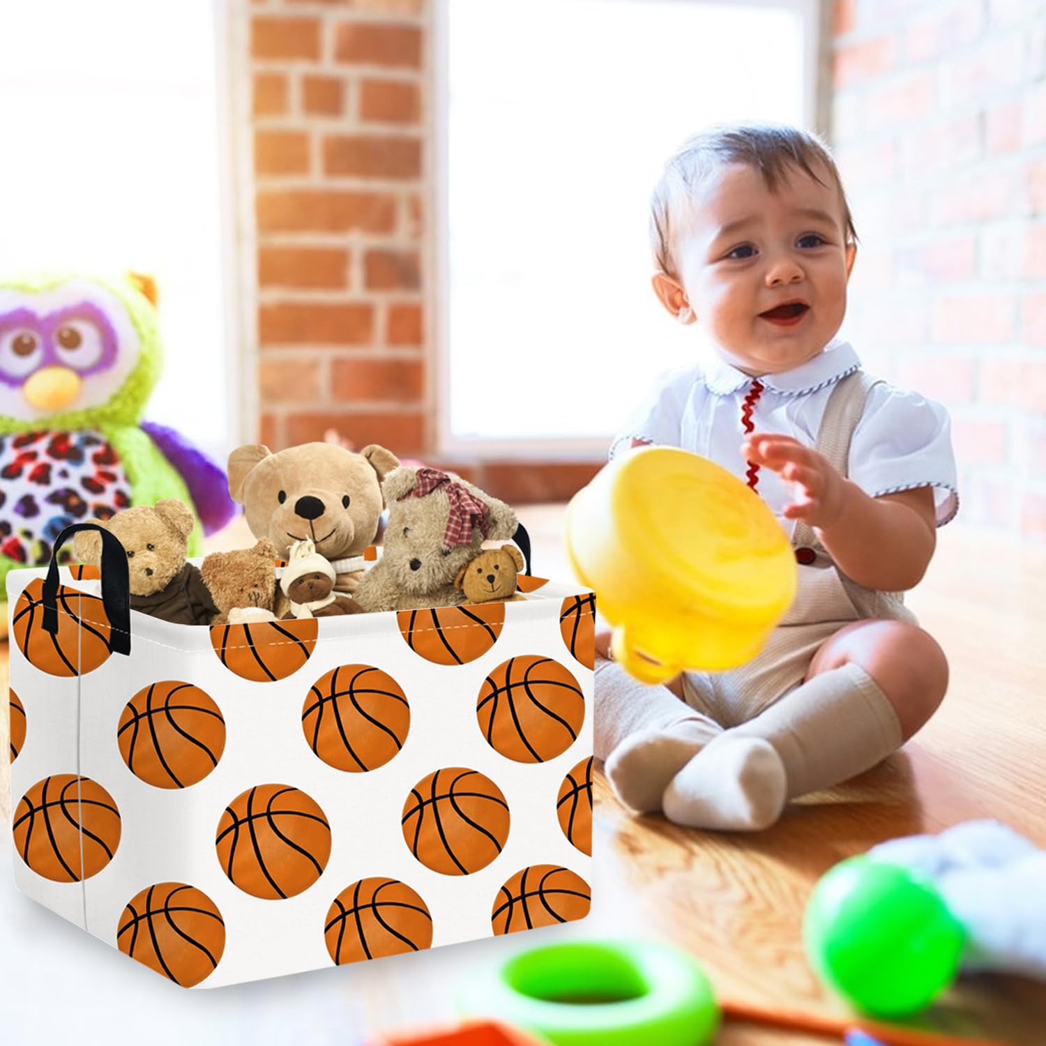 FXOCSHE kids room storage in use for toys and books