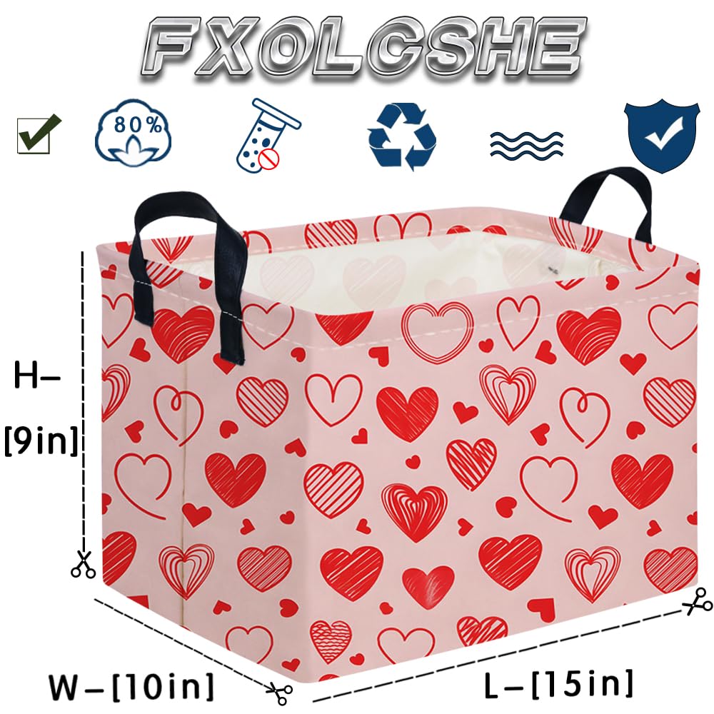 FXOCSHE leather handle detail enhances portability of the basket.