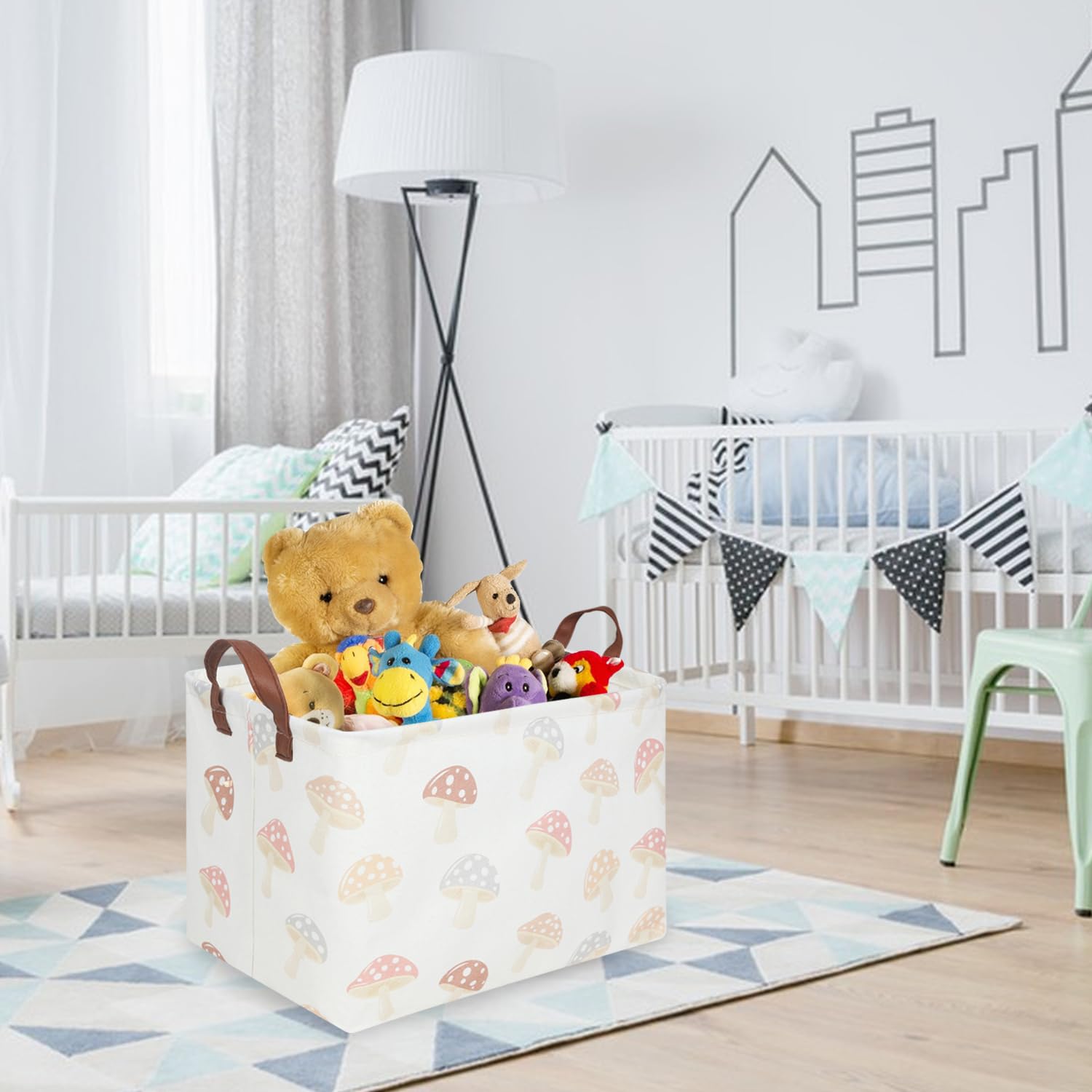 FXOCSHE linen-cotton blend feels gentle on skin in kids' rooms.