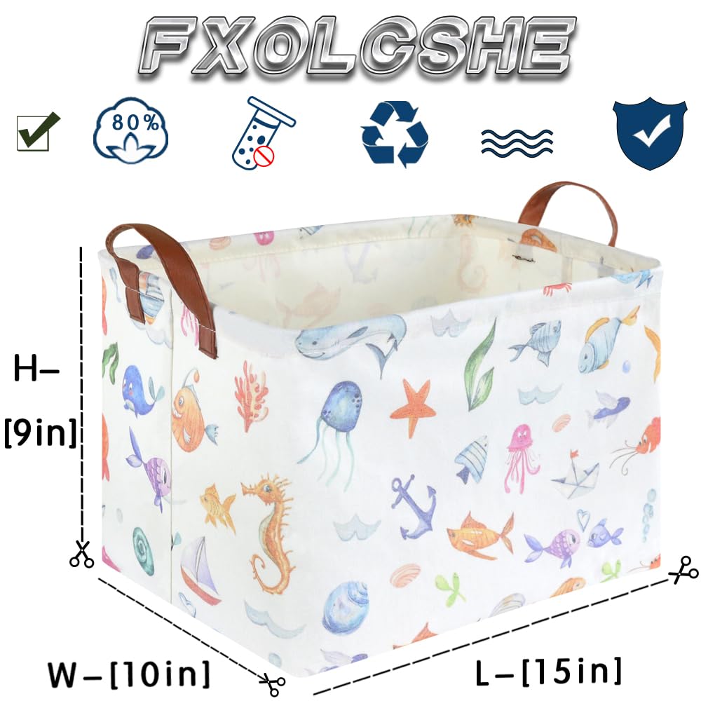 FXOCSHE Multiuse Bin for clothes, toys, and books.