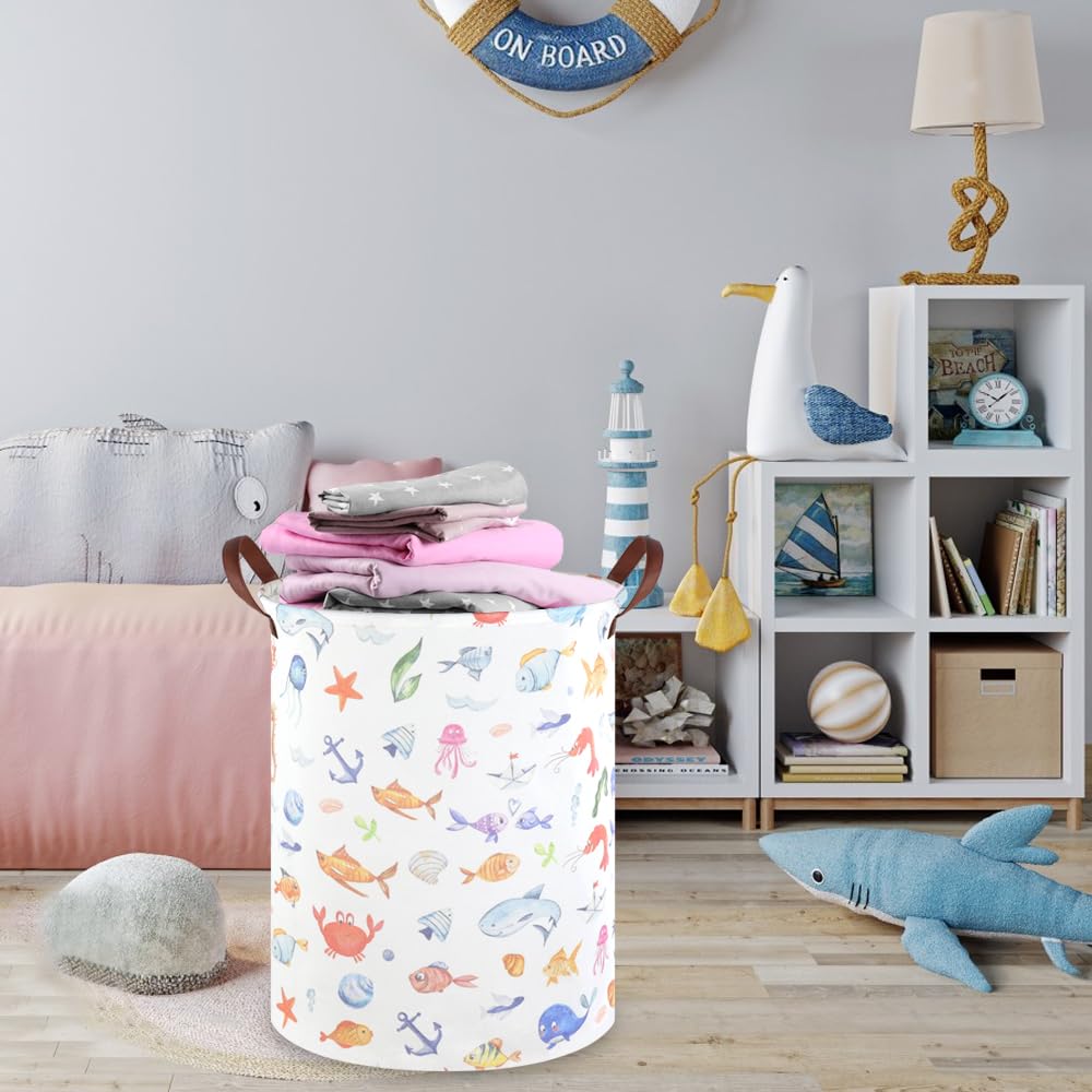 FXOCSHE nursery decor cartoon pattern adds charm while organizing.