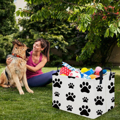 FXOCSHE nursery hamper in collapsible canvas keeps clutter organized