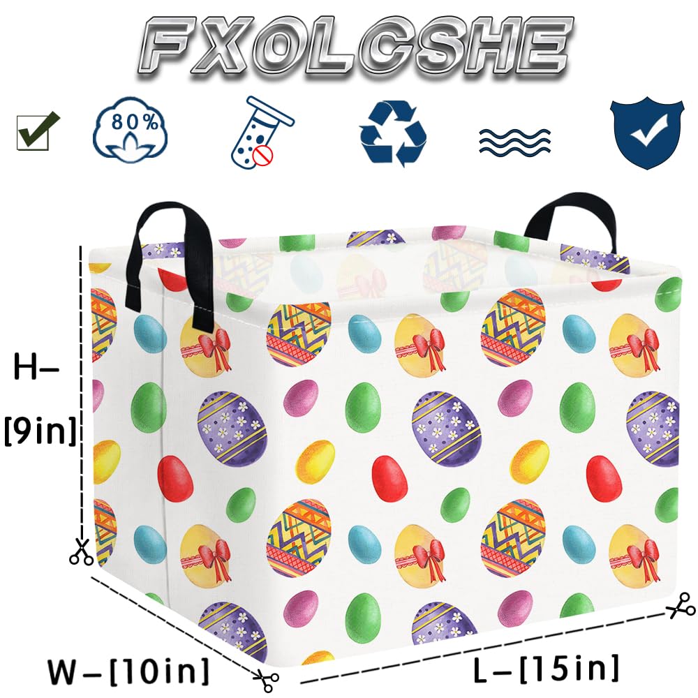 FXOCSHE portable basket with leather handle for easy carrying around the house