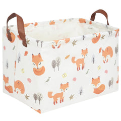 FXOCSHE Rectangle Fox Basket folded for compact storage and quick tidy-ups.