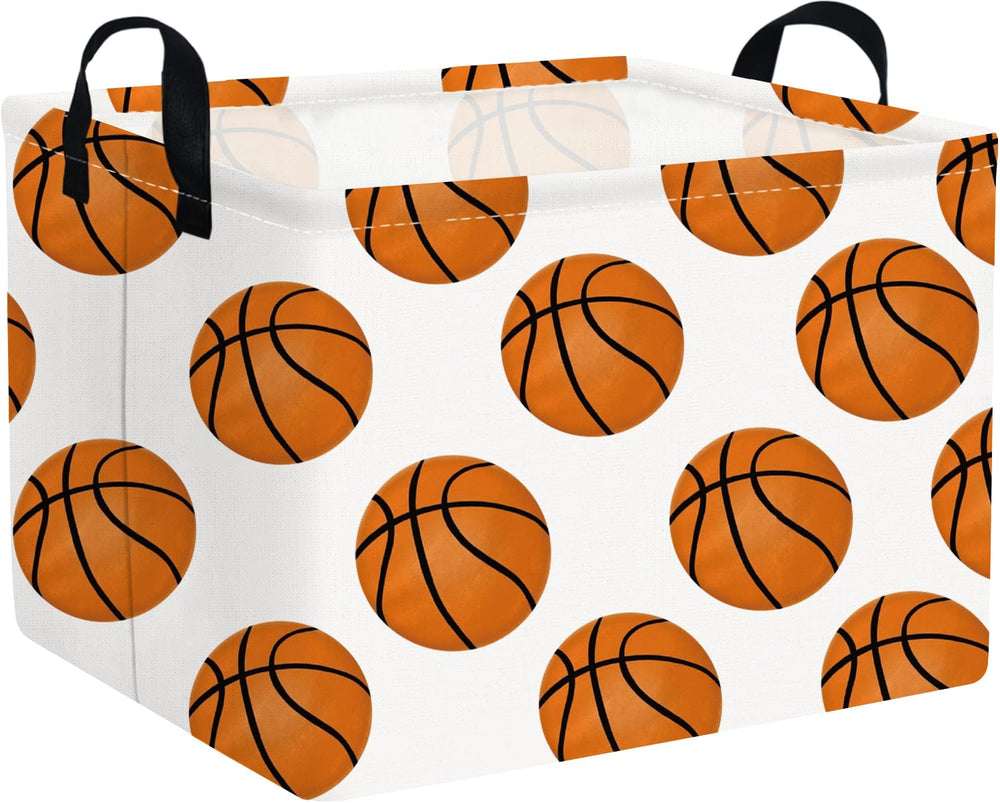 FXOCSHE rectangular basket front view with sturdy handles for easy transport