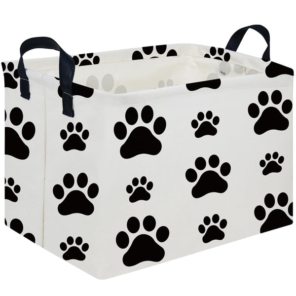 FXOCSHE rectangular dog basket provides durable toy and blanket storage