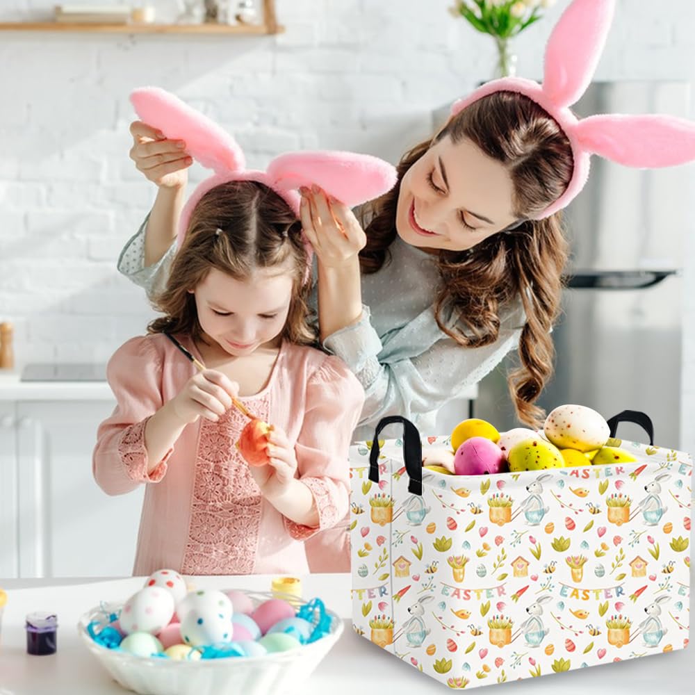 FXOCSHE Easter basket bedroom decor showcases stylish kid-friendly look in nursery.