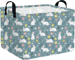FXOCSHE rectangular Easter basket for playful storage and festive decor