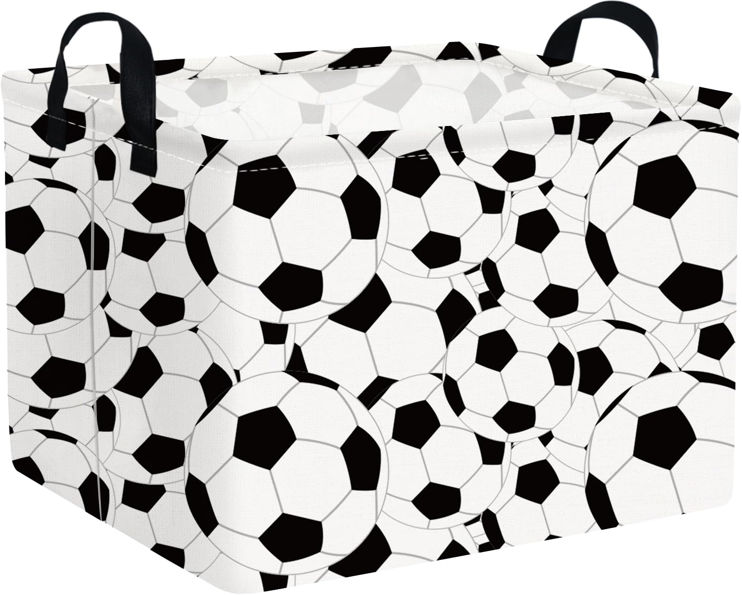 FXOCSHE Rectangular Easter Soccer Basket top view for organized storage