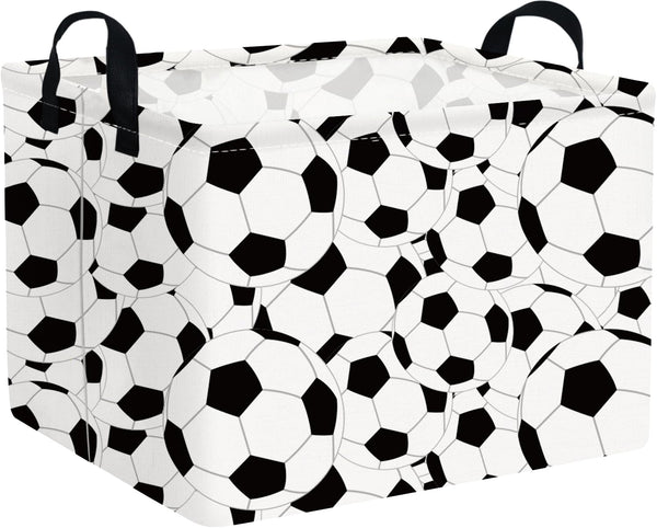 FXOCSHE Rectangular Easter Soccer Basket top view for organized storage