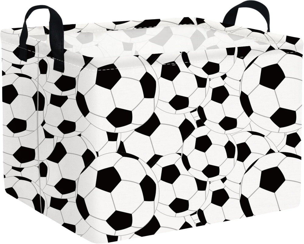 FXOCSHE Rectangular Easter Soccer Basket top view for organized storage