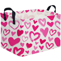 FXOCSHE rectangular Valentines basket provides stylish storage and gifting versatility.