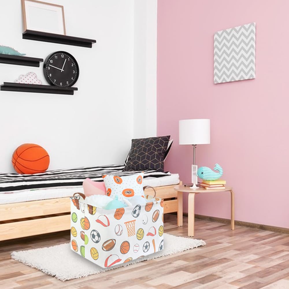FXOCSHE storage bin in a playroom for tidy organization.