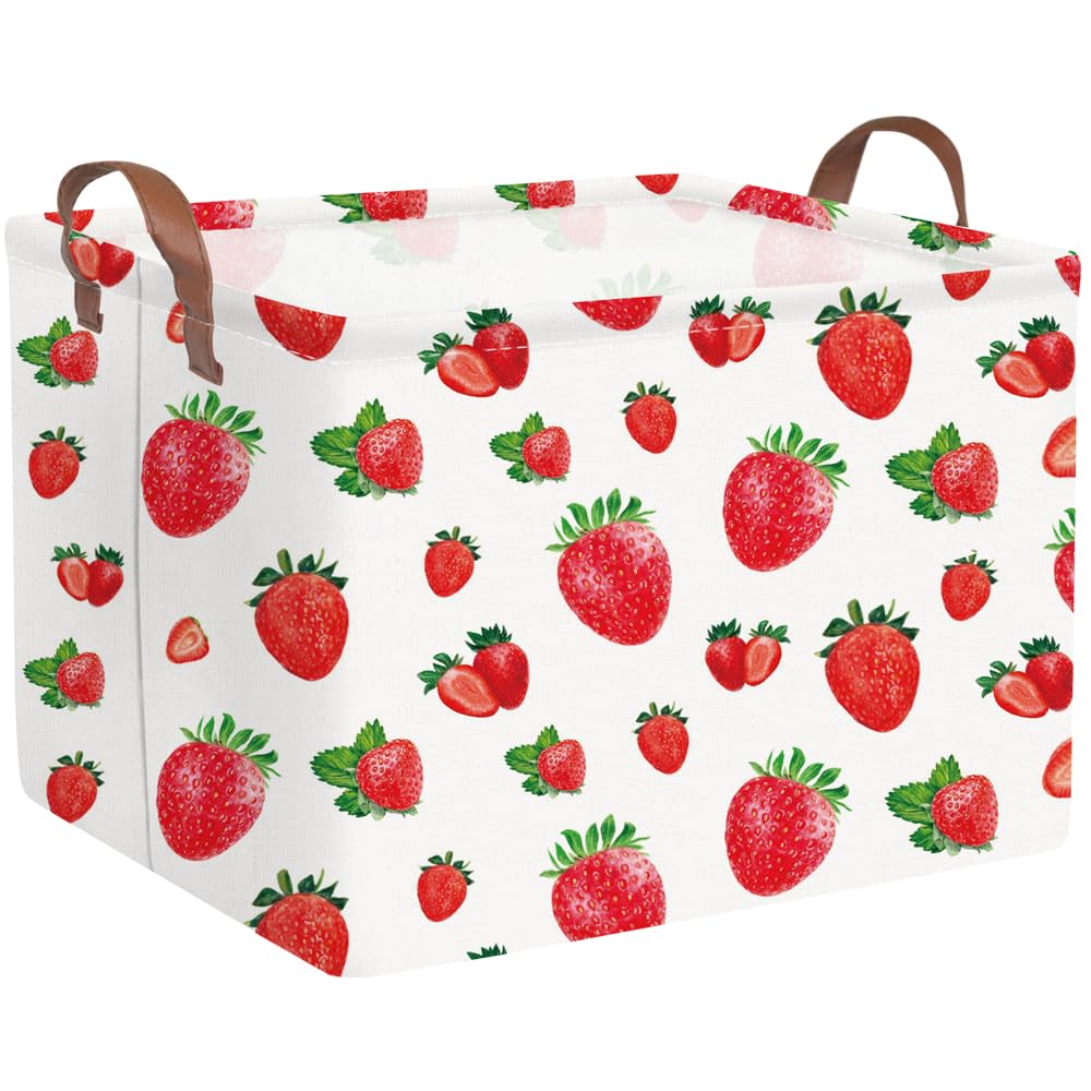 FXOCSHE strawberry basket full view showing compact storage