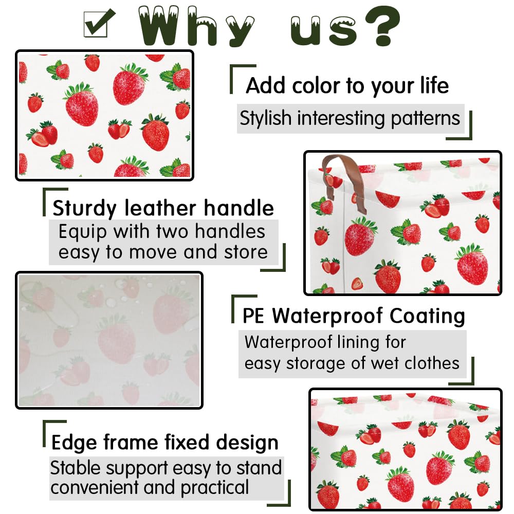 FXOCSHE strawberry basket nursery-decor fits a baby girl's room