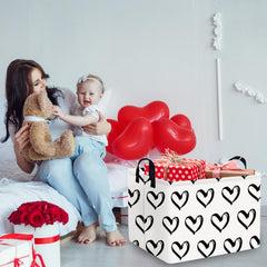 FXOCSHE storage bin close-up shows durable fabric texture for everyday use.