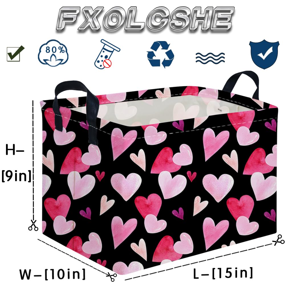 FXOCSHE waterproof inner coating image suggests moisture-resistant storage for laundry and toys.
