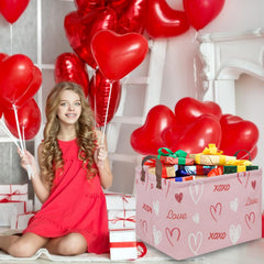 FXOCSHE XOXO hearts gift box adds cute storage and gifting charm