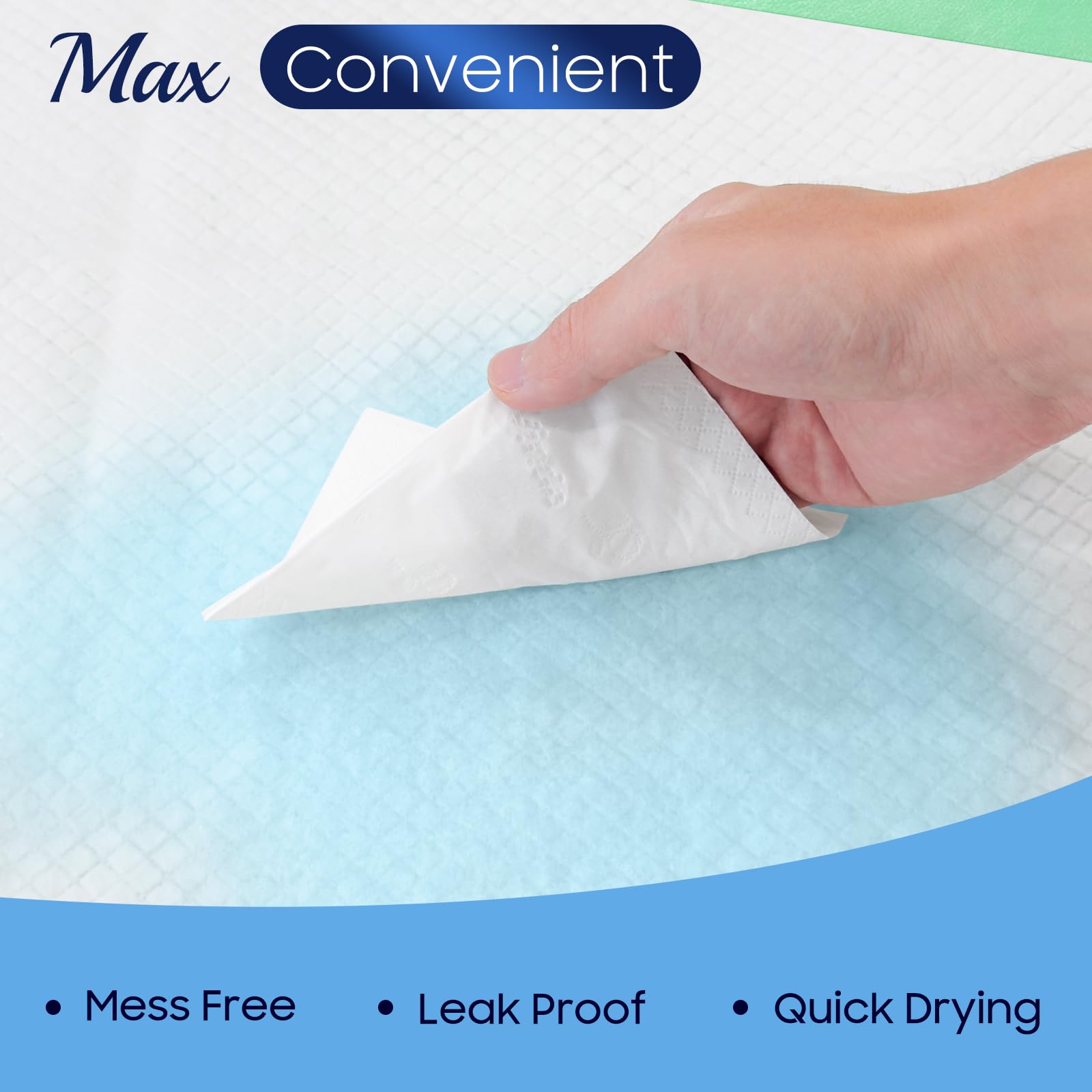 FYGRIP leakproof design protects beds and furniture from accidents.
