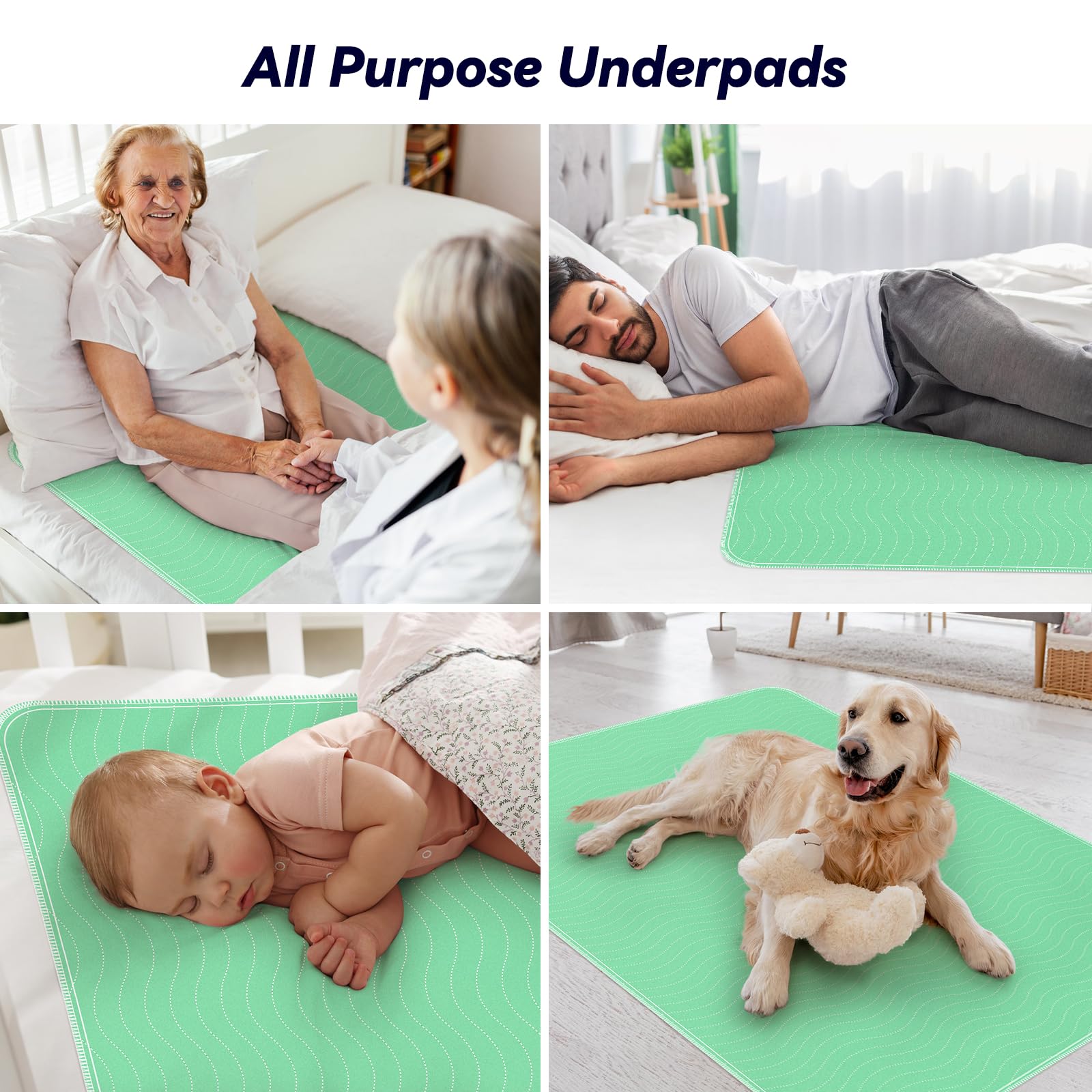FYGRIP multi-use bed pad suitable for dogs babies and adults