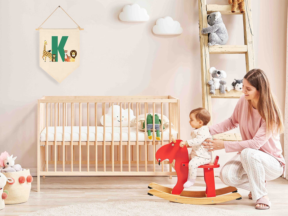 FYSIA cotton canvas nursery wall art, lightweight and easy to hang.