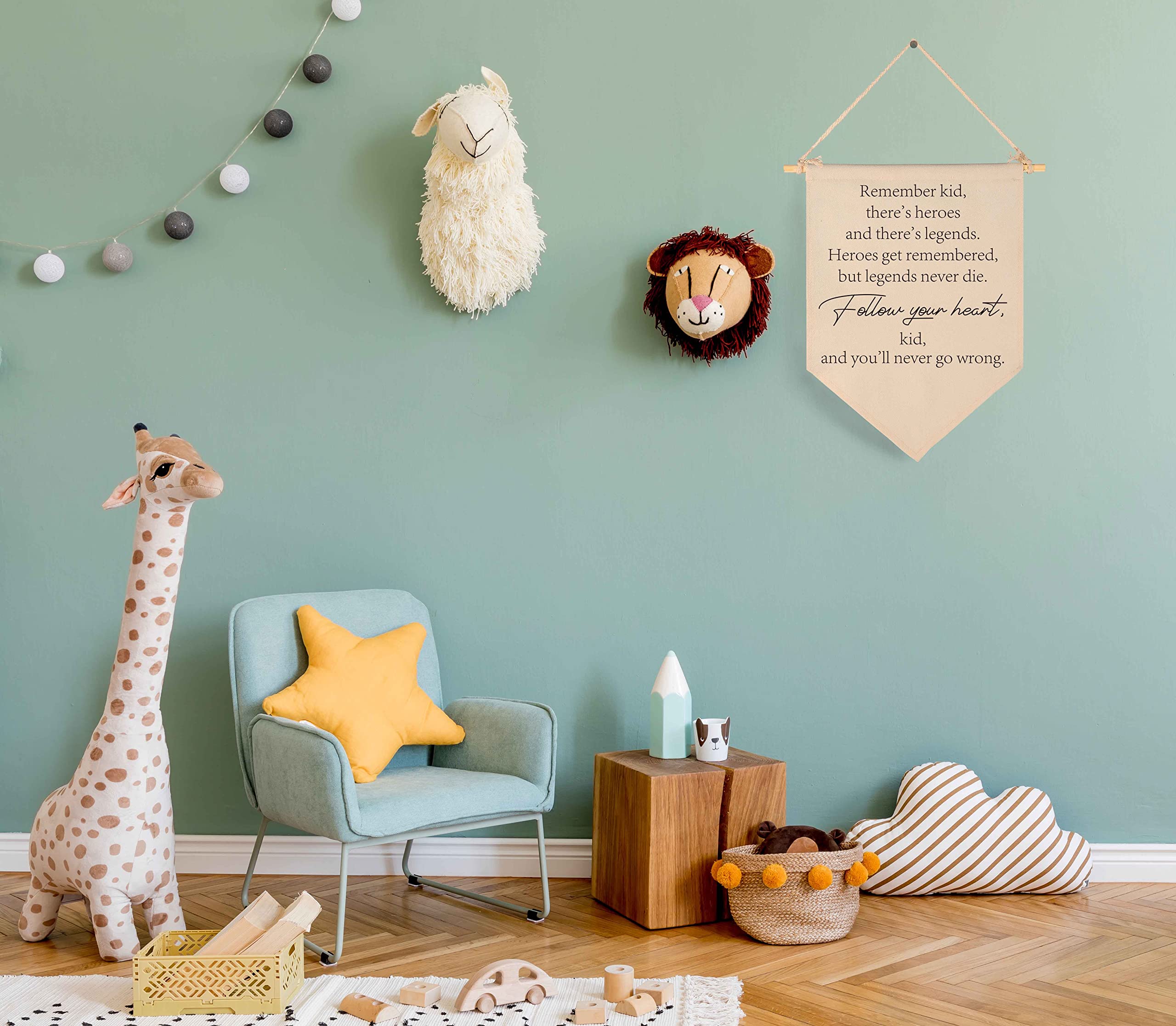 FYSIA front door wall sign decor banner welcomes guests with casual charm.