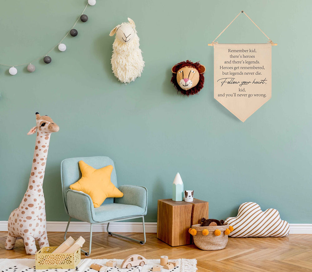 FYSIA front door wall sign decor banner welcomes guests with casual charm.