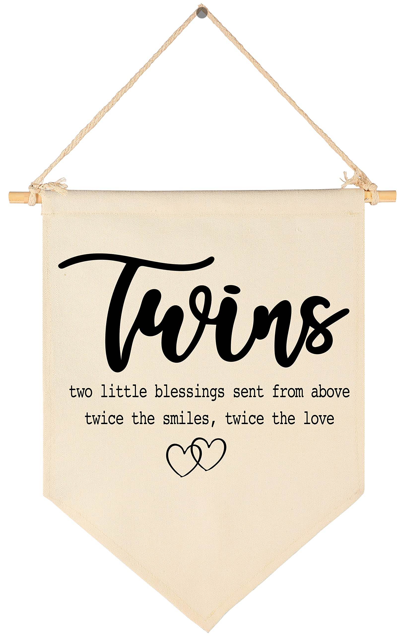 FYSIA Twin Room Sign banner for nursery decor